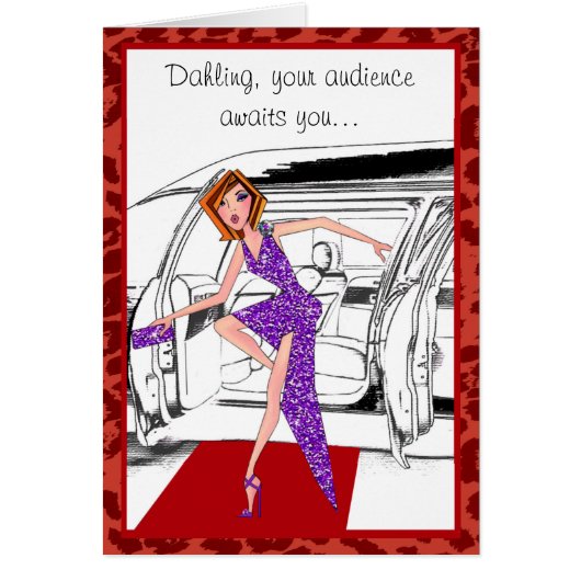 レッドカーペットスーパースター「ママ」カード (正面)