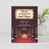 レッドカーペットハリウッド映画初演ベビーシャワー 招待状 (スタンド正面)