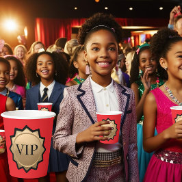 レッドカーペットプレミア誕生日グラマラス映画パーティー 紙コップ