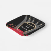 レッドカーペットムービー初演グラマラス誕生日パーティー ペーパープレート (傾斜あり)