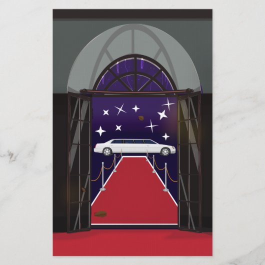 レッドカーペット有名人リモ 便箋 (正面)