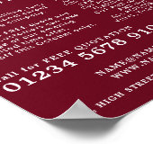 レッドカーペット、カーペット層、フィッター広告ズ ポスター (角)