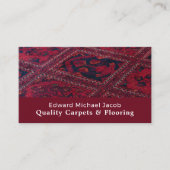 レッドカーペット、カーペット層、フィッター 名刺 (正面)