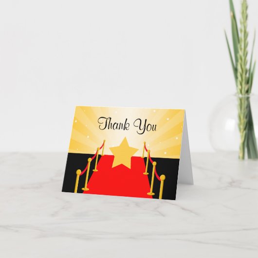 レッドカーペット ハリウッド サンクス サンキューカード (正面)