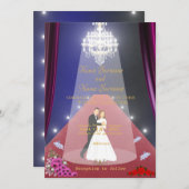 レッドカーペット 招待状 (正面/裏面)