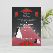 レッドカーペット 招待状 (スタンド正面)