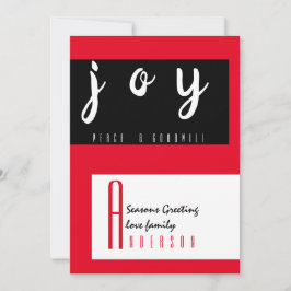 レッドカーペットbyLeahG – 季節の挨拶シック カード