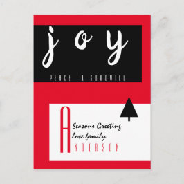 レッドカーペットbyLeahG – 季節の挨拶シック ポストカード