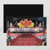 レッドカーペットSweet sixteen招待状 招待状 (正面/裏面)