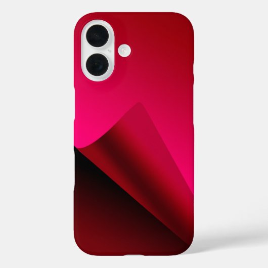 レッドカールの背景 Case-Mate iPhoneケース (裏面)
