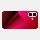 レッドカールの背景 Case-Mate iPhoneケース (裏面 (横))