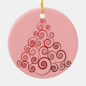 レッドカーレッククリスマスツリー セラミックオーナメント (裏面)