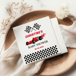 レッドカーレースベビーシャワー スタンダードカクテルナプキン