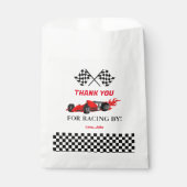 レッドカーレースベビーシャワー フェイバーバッグ (正面)