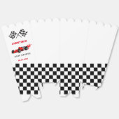 レッドカーレースベビーシャワー フェイバーボックス (見開き)