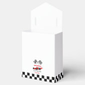 レッドカーレースベビーシャワー フェイバーボックス (オープン)