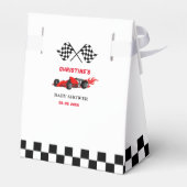 レッドカーレースベビーシャワー フェイバーボックス (裏面サイド)