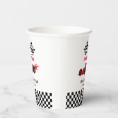 レッドカーレースベビーシャワー 紙コップ (右)