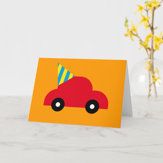 レッドカー カード (黄色い花)