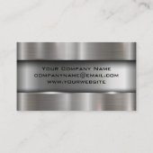 レッドカー |メタリック 名刺 (裏面)