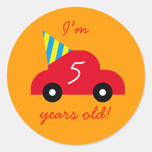 レッドカー ラウンドシール (正面)