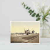 レッドカー、桟橋、ヨークシャー、イングランドの珍しいPhotochr ポストカード (スタンド正面)