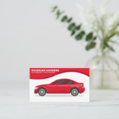レッドカー |波の背景 名刺 (スタンド正面)