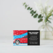 レッドカー | 洗車用シャボン玉 名刺 (スタンド正面)