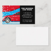 レッドカー | 洗車用シャボン玉 名刺 (正面/裏面)