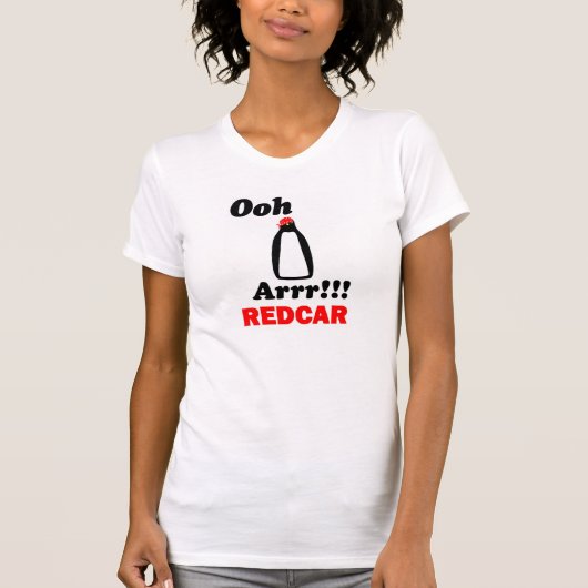 レッドカーTシャツ、おぉ!!ペンギンの海賊 Tシャツ (正面)
