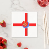 レッドガスマスク紙ナプキンス スタンダードカクテルナプキン (インサイチュ)