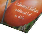 レッドガーデントマトパーソナライズされた カッティングボード (角)