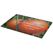 レッドガーデントマトパーソナライズされた カッティングボード (角)