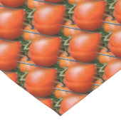 レッドガーデントマト自然パターン ショートテーブルランナー (コーナー)
