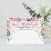 レッドガーデンバラ水彩花詳細 招待状 (スタンド正面)