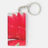 レッドガーベラゲルベラデイジー独自の作成 キーホルダー (裏面)