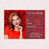 レッドガールバラ商品券 (正面)