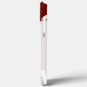 レッドガールビッグアフロホワイトサングラス Case-Mate iPhoneケース (裏面 / 左)