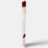 レッドガールビッグアフロホワイトサングラス Case-Mate iPhoneケース (裏面 / 右)