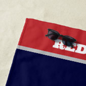 レッドキウィニュージーランドビーチタオル ビーチタオル (インサイチュ)