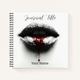 レッドキスジャーナル — オーダーメイド名前 & タイトル ノートブック