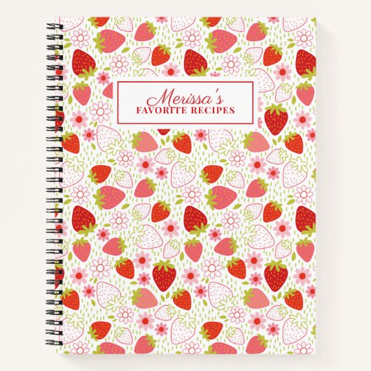 レッドキッチンレシピ料理本 ノートブック (正面)