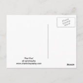 レッドキツネアートハガキ ポストカード (裏面)