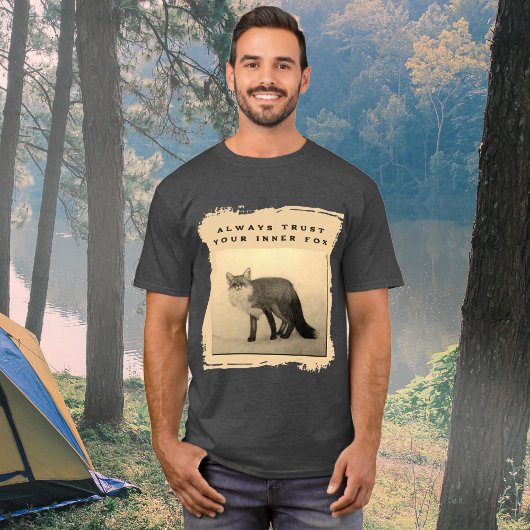 レッドキツネアート Tシャツ