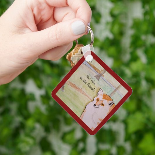 レッドキツネイン・ザ・ウッズ キーホルダー (手)