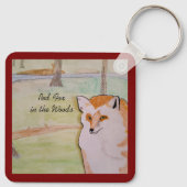 レッドキツネイン・ザ・ウッズ キーホルダー (裏面)