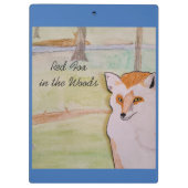 レッドキツネイン・ザ・ウッズ クリップボード (裏面)
