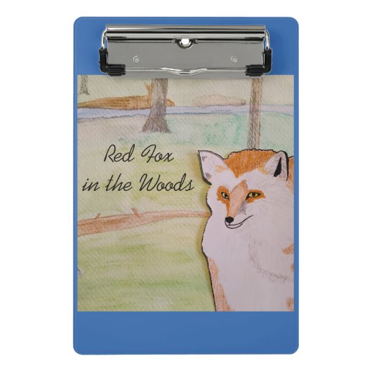 レッドキツネイン・ザ・ウッズ ミニクリップボード (正面)