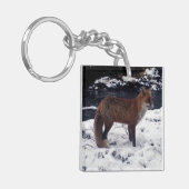 レッドキツネイン・スノー キーホルダー (正面左)