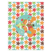 レッドキツネウィンターホリデーテーブルクロス テーブルクロス (正面)